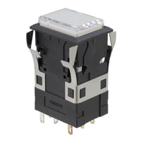 Omron Automation and Safety - A3PJ-90A11-24AW - SWITCH PUSHBUTTON SPDT 5A 125V