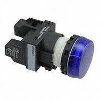 Omron Automation and Safety - M22N-BN-TAA-AC - LED PANEL IND BLUE 24VAC/DC