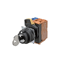 Omron Automation and Safety - A22NK-3BB-01DA-G101 - SWITCH KEYLCK 3POS DPST 10A 120V