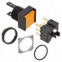 Omron Automation and Safety - A165-AYM-2 - SWITCH PUSHBUTTON DPDT 5A 125V