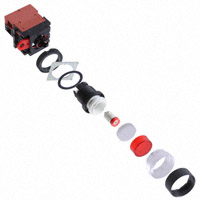 Omron Automation and Safety - A22L-GR-24A-01M - SWITCH PUSH SPST-NC 10A 110V