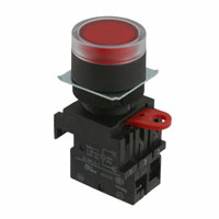 Omron Automation and Safety - A22L-GR-24A-10M - SWITCH PUSH SPST-NO 10A 110V