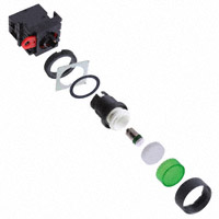 Omron Automation and Safety - A22L-TG-24A-10M - SWITCH PUSH SPST-NO 10A 110V