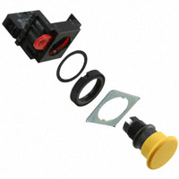 Omron Automation and Safety - A22-MY-10M - SWITCH PUSH SPST-NO 10A 110V