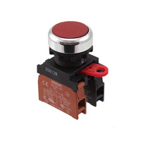 Omron Automation and Safety - A22R-FR-11M - SWITCH PUSHBUTTON DPST 10A 120V