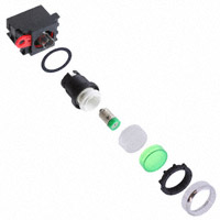 Omron Automation and Safety - A22RL-TG-24A-10A - SWITCH PUSH SPST-NO 10A 120V