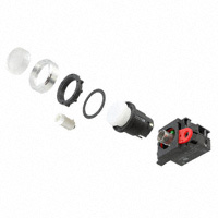 Omron Automation and Safety - A22RL-TW-24A-10A - SWITCH PUSH SPST-NO 10A 120V