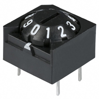 Omron Electronics Inc-EMC Div - A6A-10R - SWITCH ROTARY DIP BCD 100MA 28V