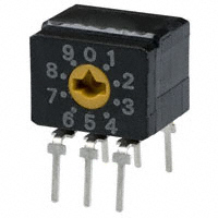 Omron Electronics Inc-EMC Div - A6CV-16R - SWITCH ROTARY DIP HEX 100MA 30V