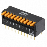 Omron Electronics Inc-EMC Div - A6ER-0104 - SWITCH PIANO DIP SPST 25MA 24V