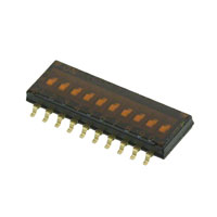 Omron Electronics Inc-EMC Div - A6H-0102 - SWITCH SLIDE DIP SPST 25MA 24V