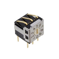 Omron Electronics Inc-EMC Div - A6KV-102RF - SWITCH ROTARY DIP BCD 25MA 24V