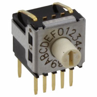 Omron Electronics Inc-EMC Div - A6KV-164RS - SWITCH ROTARY DIP HEX 25MA 24V