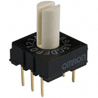 Omron Electronics Inc-EMC Div - A6R-162RS - SWITCH ROTARY DIP HEX 25MA 24V