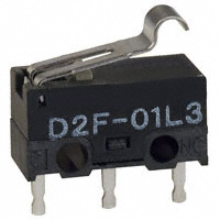Omron Electronics Inc-EMC Div - D2F-01L3 - SWITCH SNAP ACTION SPDT 100MA