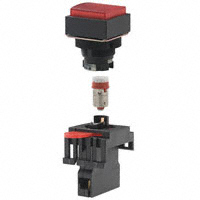 Omron Automation and Safety - M22-CR-T1 - PILOT LIGHT SQUARE RED 110VAC