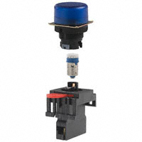 Omron Automation and Safety - M22-FA-24A - PILOT LIGHT 24V LED ROUND BLUE