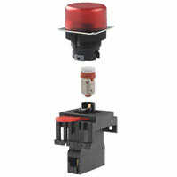 Omron Automation and Safety - M22-FR-24A - PILOT LIGHT 24V LED ROUND RED