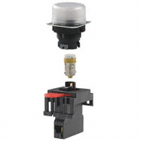 Omron Automation and Safety - M22-FW-T1 - PILOT LIGHT 110V LED ROUND WHITE