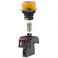 Omron Automation and Safety - M22-FY-12A - PILOT LIGHT 12V LED ROUND YELLOW