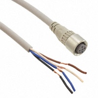 Omron Electronics Inc-EMC Div - XS2F-E421-G80-F - CABLE M12 IP69K CABLE 4P 5M