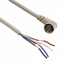 Omron Electronics Inc-EMC Div - XS2F-E422-G80-F - CABLE M12 IP69K CABLE 4P ANG 5M