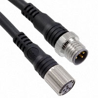 Omron Electronics Inc-EMC Div - XS3W-M421-405-R - CONN CABLE STRAIGHT 4COND M8 5M