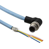 Omron Electronics Inc-EMC Div - XS5H-T421-KM0-K - CABLE ASSY M12 CONN STR 15M