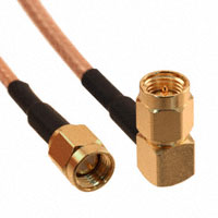 Amphenol RF Division - 135103-03-M0.25 - SMA RA PLG-STR PLG RG-316DB .25M