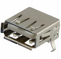 On Shore Technology Inc. - USB-A1HSW6 - CONN USB TYPE A R/A WHITE