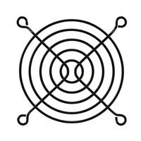 Orion Fans - G80-18B - FAN GUARD METAL 80MM BLACK