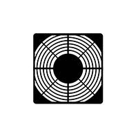 Orion Fans - G127POG - FAN GUARD PLASTIC 127MM PUSH ON