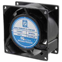 Orion Fans - OA80AP-11-1TB1855 - FAN AXIAL 80X38MM 115VAC TERM