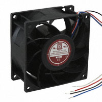 Orion Fans - OD8038-48HBVXC10A - FAN AXIAL 80X38MM 48VDC WIRE