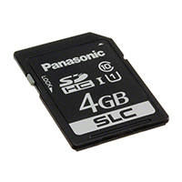 Panasonic Electronic Components - RP-SDFC04DA1 - MEM CARD SDHC 4GB CLASS 10 SLC