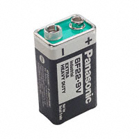 Panasonic - BSG - 6F22NW/1SK - BATTERY ZINC 9V