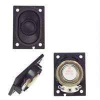 Panasonic Electronic Components - EAS-4D02C0 - SPEAKER 16OHM 1W 73DB OVAL