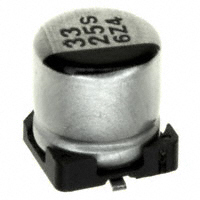 Panasonic Electronic Components - ECE-V1EA330WR - CAP ALUM 33UF 20% 25V SMD
