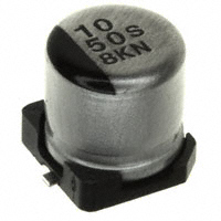 Panasonic Electronic Components - ECE-V1HA100WR - CAP ALUM 10UF 20% 50V SMD