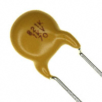 Panasonic Electronic Components - ECK-A3A821KBP - CAP CER 820PF 1KV Y5P RADIAL