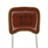 Panasonic Electronic Components - ECQ-B1H561JF3 - CAP FILM 560PF 5% 50VDC RADIAL