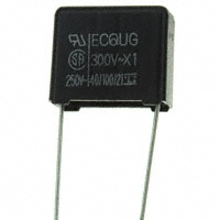 Panasonic Electronic Components - ECQ-U3A104MG - CAP FILM 0.1UF 20% 300VAC RADIAL
