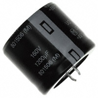 Panasonic Electronic Components - EET-UQ2C122KA - CAP ALUM 1200UF 20% 160V SNAP
