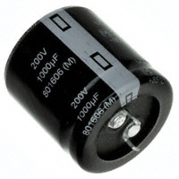 Panasonic Electronic Components - EET-UQ2D102KA - CAP ALUM 1000UF 20% 200V SNAP