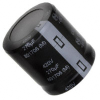 Panasonic Electronic Components - EET-UQ2S271KA - CAP ALUM 270UF 20% 420V SNAP