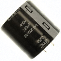 Panasonic Electronic Components - EET-UQ2W221KA - CAP ALUM 220UF 20% 450V SNAP