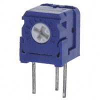 Panasonic Electronic Components - EVM-MBGA01B52 - TRIMMER 500 OHM 0.5W TH