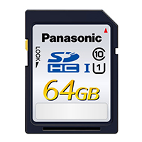 Panasonic Electronic Components - RP-SDMF64DA1 - MF, SD CARD - CONSUMER TLC, 64GB