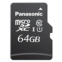 Panasonic Electronic Components - RP-SMLF64DA1 - LF, MICROSD - CONSUMER TLC, 64GB