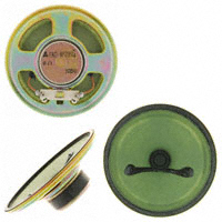 Panasonic Electronic Components - EAS-8P29SG - SPEAKER 8OHM 630MW TOP PORT 93DB